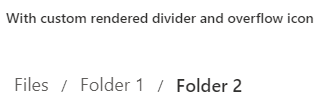 Breadcrumb standard alt text